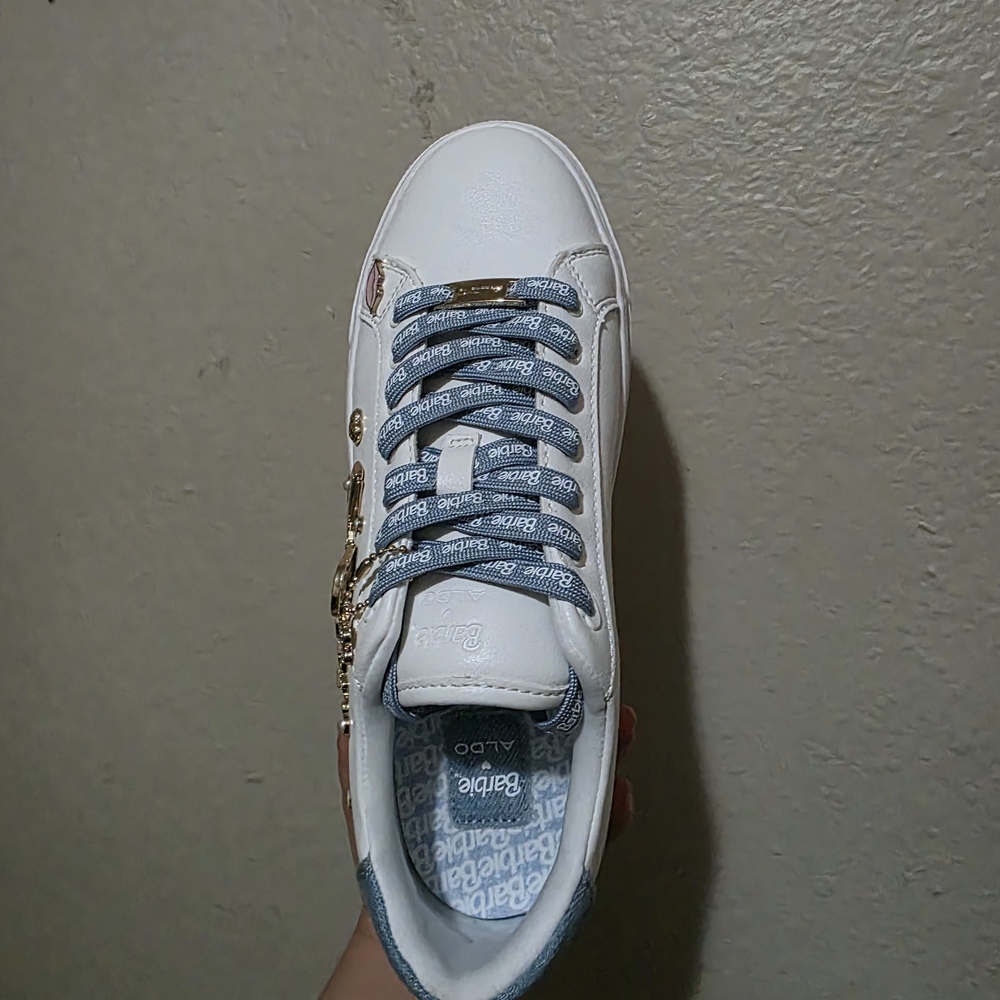 Aldo White and Blue Women's Sneakers
